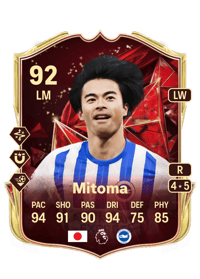 Kaoru Mitoma TOTS Champions 92 OVR