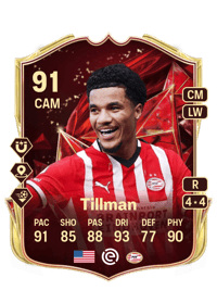 Malik Tillman TOTS Champions 91 OVR