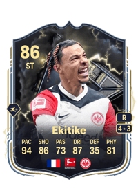 Hugo Ekitike Thunderstruck 86 OVR
