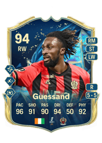 Evann Guessand TEAM OF THE SEASON 94 OVR