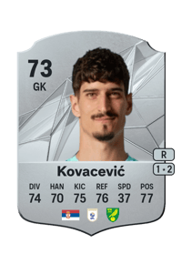 Vladan Kovacević Rare 73 OVR
