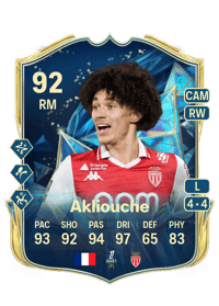 Maghnes Akliouche TEAM OF THE SEASON 92 OVR