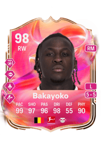 Johan Bakayoko FUTTIES 98 OVR