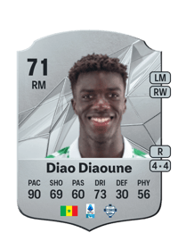 Assane Diao Diaoune Rare 71 OVR
