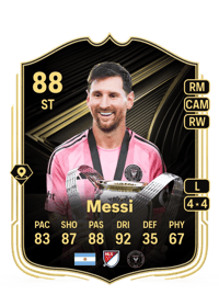Lionel Messi Team of the Week 88 OVR