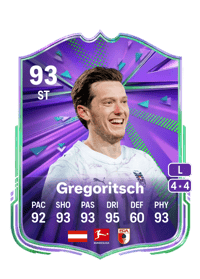 Michael Gregoritsch Festival of Football: National Pride 93 OVR