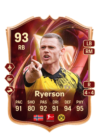 Julian Ryerson TOTS Champions 93 OVR