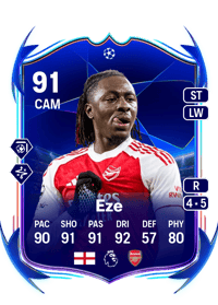 Eberechi Eze UEFA Champions League Road to the Final 91 OVR