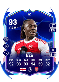 Eberechi Eze UEFA Champions League Road to the Final 93 OVR