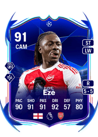 Eberechi Eze UEFA Champions League Road to the Final 91 OVR