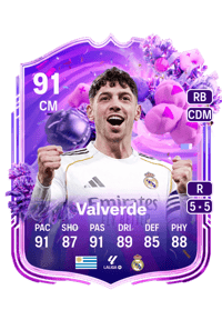 Federico Valverde FUT Birthday 91 OVR