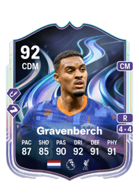 Ryan Gravenberch FoF: Answer the Call 92 OVR