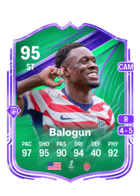 Folarin Balogun Festival of Football Star Performer 95 OVR