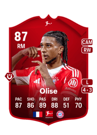 Michael Olise POTM Bundesliga 87 OVR