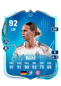 Klara Bühl UEFA Women's Champions League Road to the Final 92 OVR