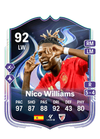 Nico Williams FoF: Answer the Call 92 OVR