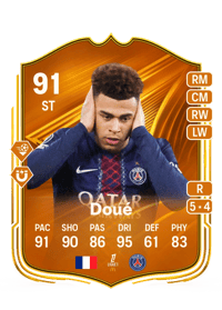 Désiré Doué Star Performer 91 OVR