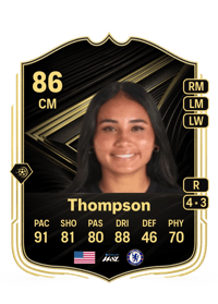 Alyssa Thompson Team of the Week 86 OVR