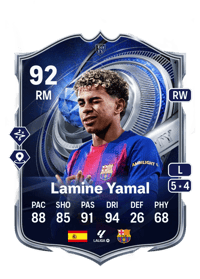 Lamine Yamal TOTY Honourable Mentions 92 OVR
