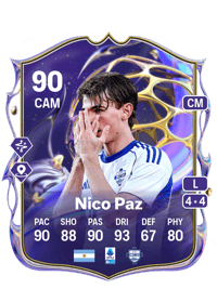 Nico Paz Future Stars 90 OVR