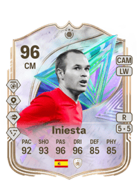 Iniesta Festival of Football: Greats of the Game ICON 96 OVR