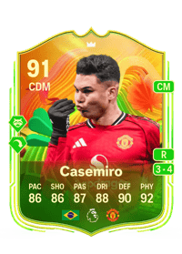 Casemiro UEFA Europa League Team of the Tournament 91 OVR