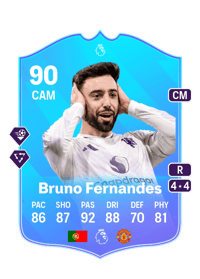 Bruno Fernandes POTM Premier League 90 OVR