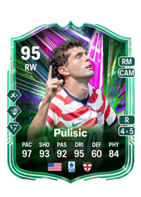 Christian Pulisic Festival of Football: Path to Glory 95 OVR