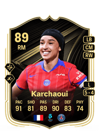 Sakina Karchaoui Team of the Week 89 OVR