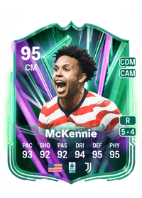 Weston McKennie Festival of Football: Glory Hunters 95 OVR