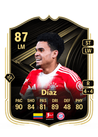 Luis Díaz Team of the Week 87 OVR