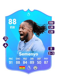 Antoine Semenyo POTM Premier League 88 OVR