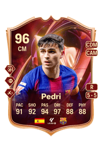 Pedri TOTS Champions 96 OVR