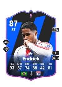 Endrick POTM Ligue 1 87 OVR