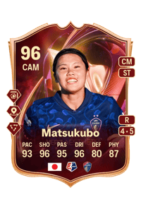 Manaka Matsukubo TOTS Champions 96 OVR