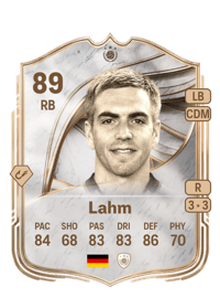 Philipp Lahm Icon 89 OVR