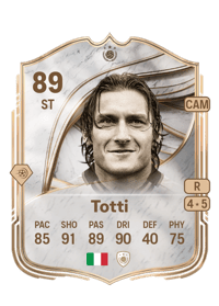 Francesco Totti Icon 89 OVR