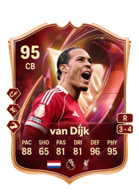 Virgil van Dijk TOTS Champions 95 OVR
