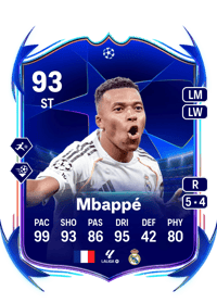 Kylian Mbappé UEFA Champions League Road to the Final 93 OVR