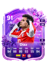 Luis Díaz FUT Birthday 91 OVR