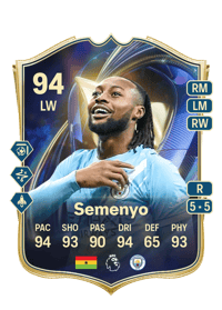 Antoine Semenyo Team of the Season 94 OVR
