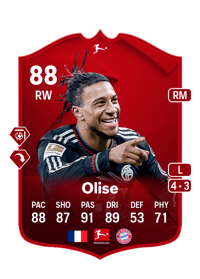 Michael Olise POTM Bundesliga 88 OVR