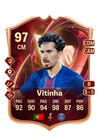 Vitinha TOTS Champions 97 OVR