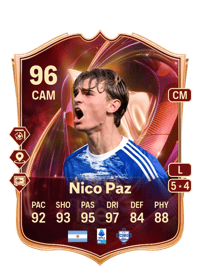 Nico Paz TOTS Champions 96 OVR