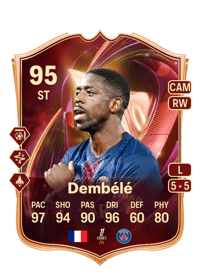 Ousmane Dembélé TOTS Champions 95 OVR