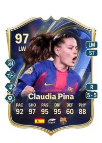Claudia Pina Team of the Season 97 OVR