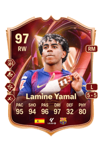 Lamine Yamal TOTS Champions 97 OVR