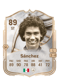 Hugo Sánchez Icon 89 OVR