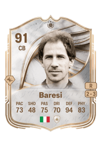 Franco Baresi Icon 91 OVR