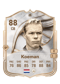 Ronald Koeman Icon 88 OVR